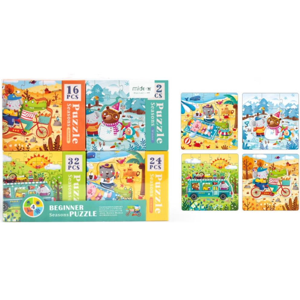 BỘ XẾP HÌNH 4 IN 1 PUZZLE