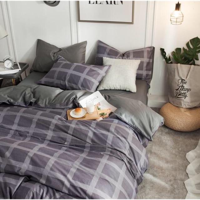 Bộ chăn ga gối cotton Organic mẫu như hình