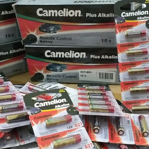 Pin A27 Camelion 12V - Pin A27 Alkaline Camelion 12V dùng cho cửa cuốn điều khiển