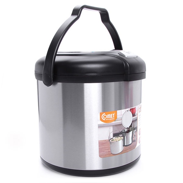 Nồi Ủ Nhiệt Comet CM7662 7.0L - Đen - Hàng Chính Hãng