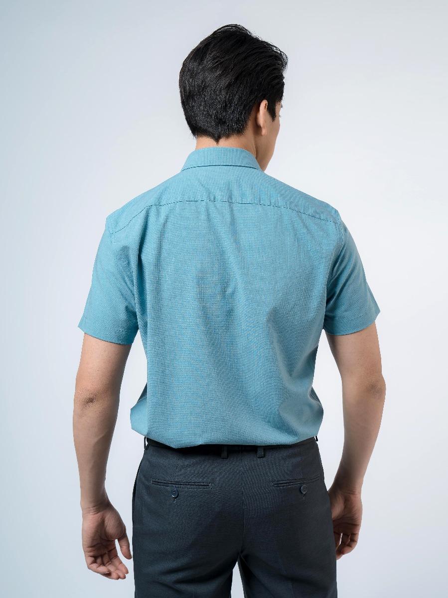 Áo Sơ mi Owen nam cộc tay dáng Regularfit sợi Tre Mã AR220073NT
