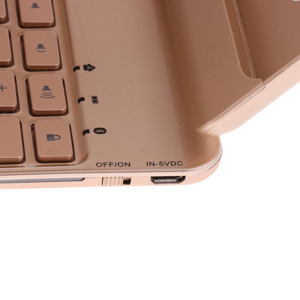 Rotatable Wireless Bluetooth4.0 Keyboard Folio Smart Cover for iPad Pro 9.7