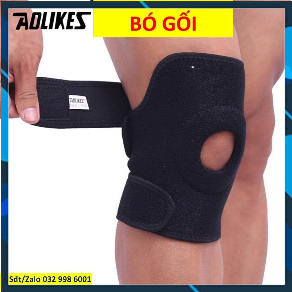 Bó gối thể thao có nẹp Băng gối thể thao Bảo vệ đầu gối chính hãng Aolikes 7618 7912 7915 7908 7907 7909 yeah