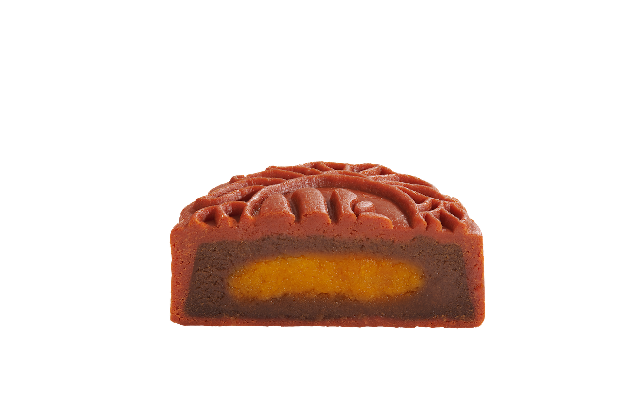 Bánh trung thu ăn kiêng, ít ngọt  Cappuccino Custard Yến Tươi (Không trứng) Nonglamfood 150g | Quà tặng cho đối tác, người thân