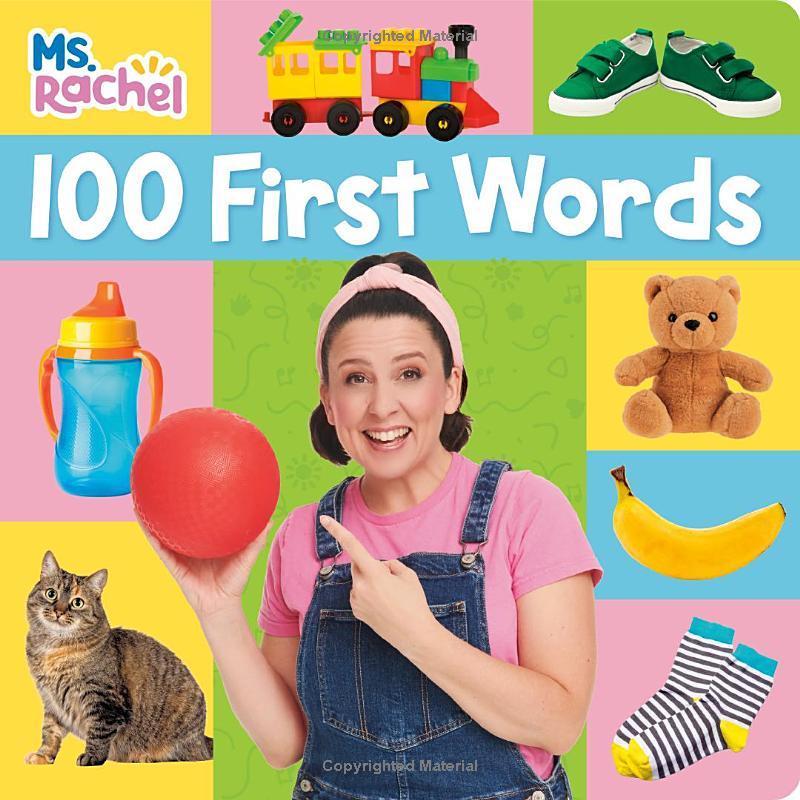 Sách ngoại văn: Ms. Rachel - 100 First Words