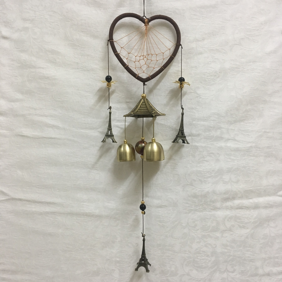 Chuông gió phong thủy và trang trí  Dream catcher hình tháp Effel VG40