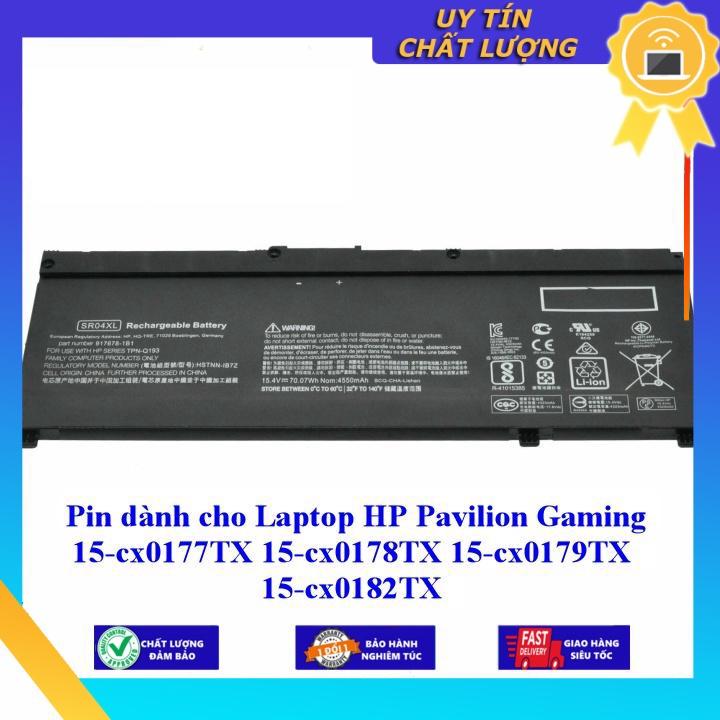 Pin dùng cho Laptop HP Pavilion Gaming 15-cx0177TX 15-cx0178TX 15-cx0179TX 15-cx0182TX - Hàng chính hãng  MIBAT1480