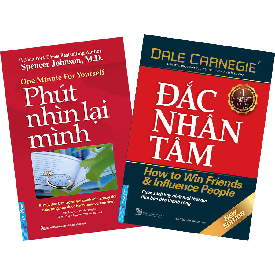 Combo 2 Cuốn : Phút Nhìn Lại Mình, Đắc Nhân Tâm