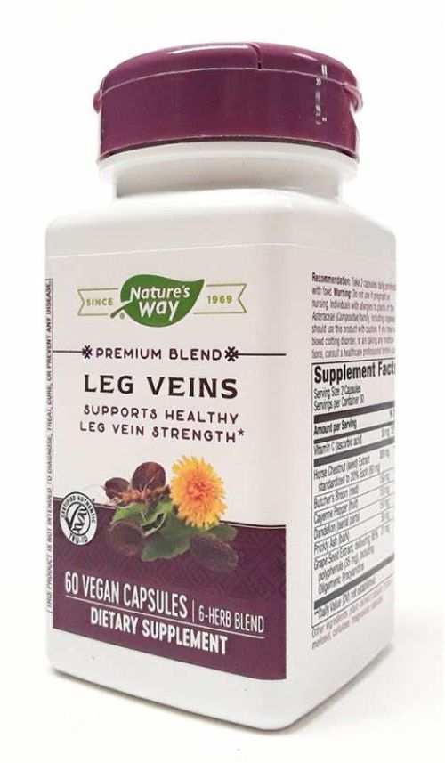 Viên uống giảm giãn tĩnh mạch Nature's Way Leg Veins - Mỹ