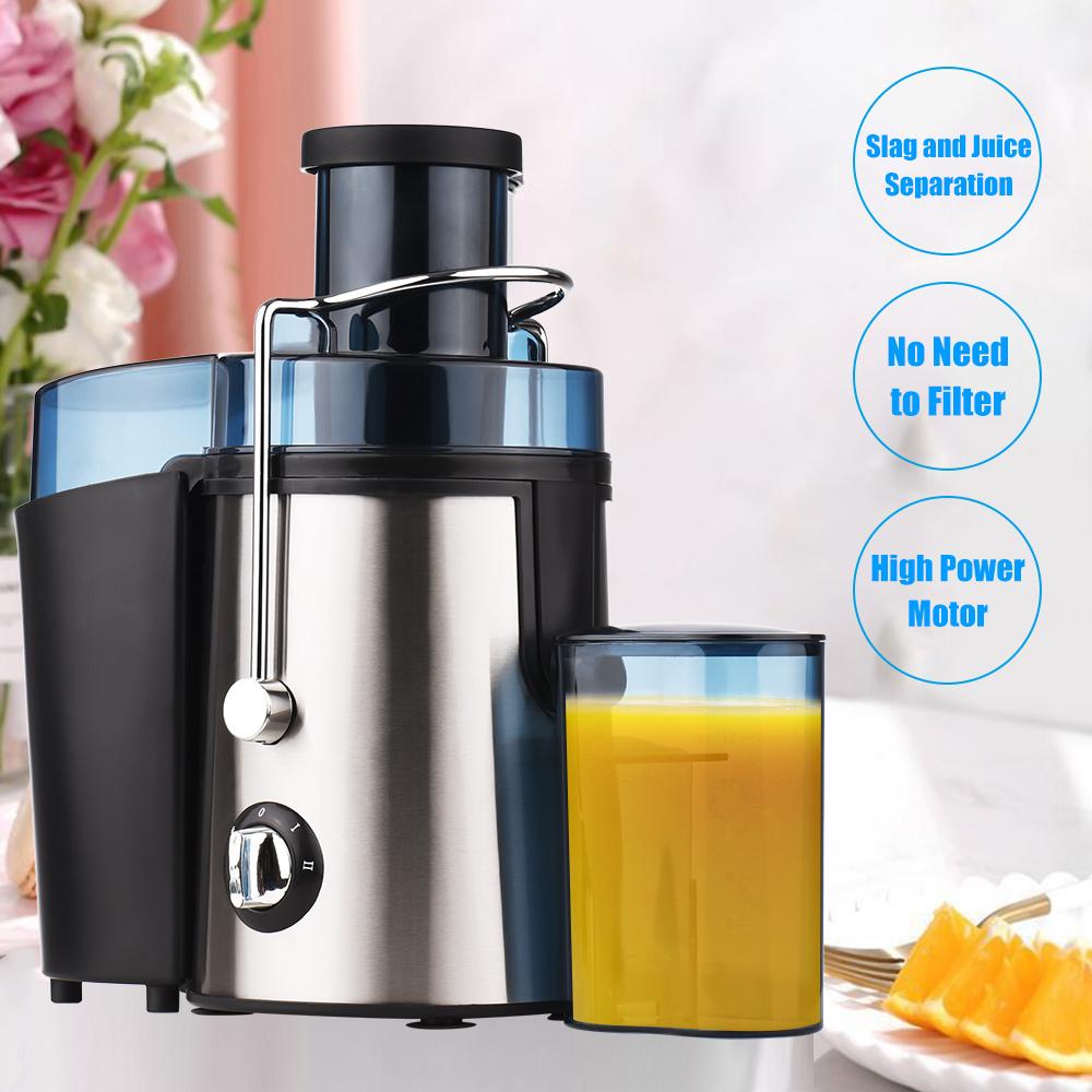 Máy Ép Trái Cây Và Rau Quả Mạnh Bằng Thép Không Gỉ Điện Gia Dụng 800W Công Suất Cao