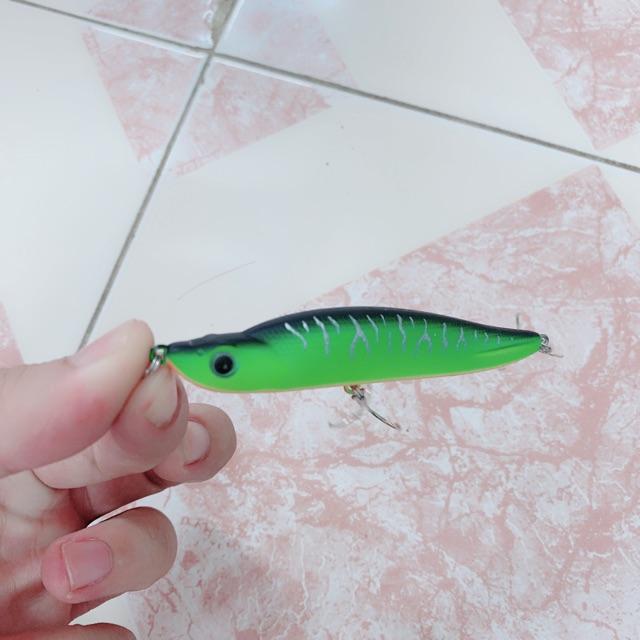 mồi cá giả dài 10cm nặng 8g câu lure + câu sông + câu hồ mồi siêu nhậy y hình