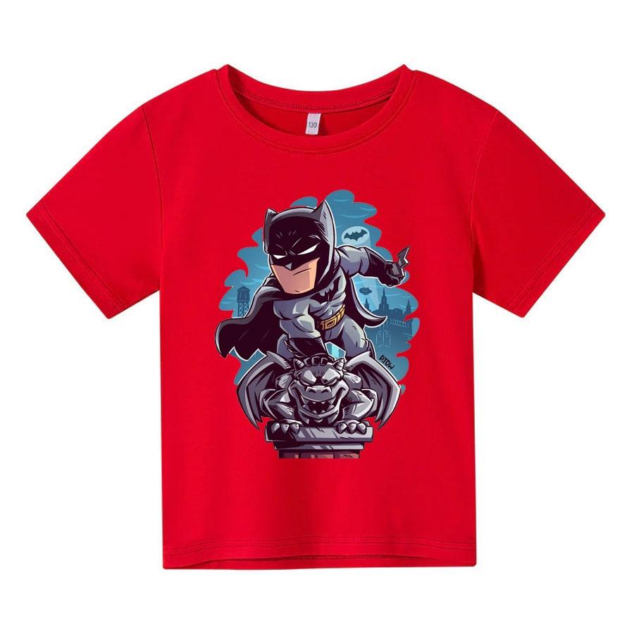 Áo thun cho bé, Áo thun trẻ em BATMAN CHIBI, 4 màu, có size người lớn, Anam Store