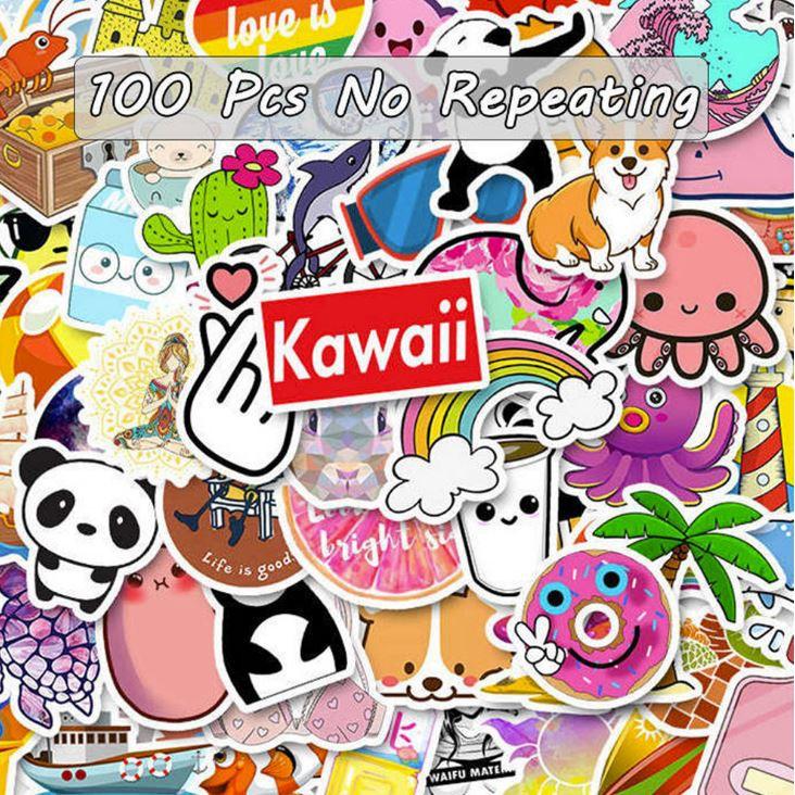 Sticker dán cao cấp HOẠT HÌNH CUTE Cực COOL ms#110