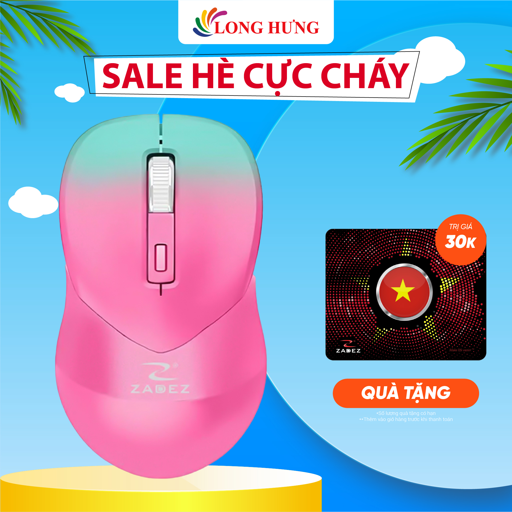 Chuột không dây Zadez M-381 - Hàng chính hãng