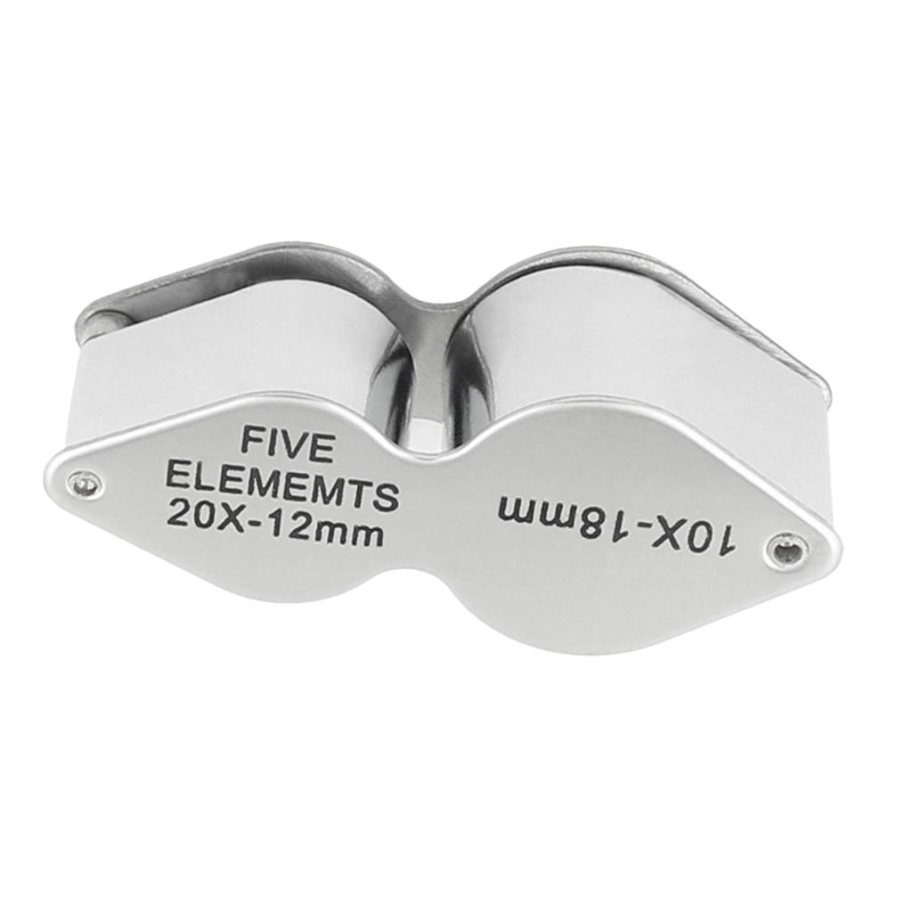 Kính Lúp Cầm Tay Phóng Đại 10X 20X Dùng Sửa Chữa Đồ Trang Sức