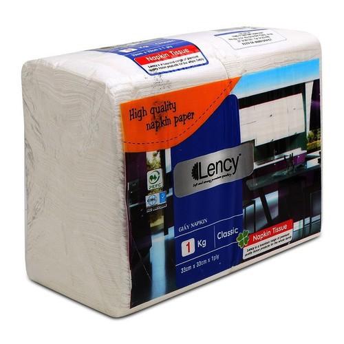 Khăn giấy ăn Lency Napkin 33cm, 1 kg