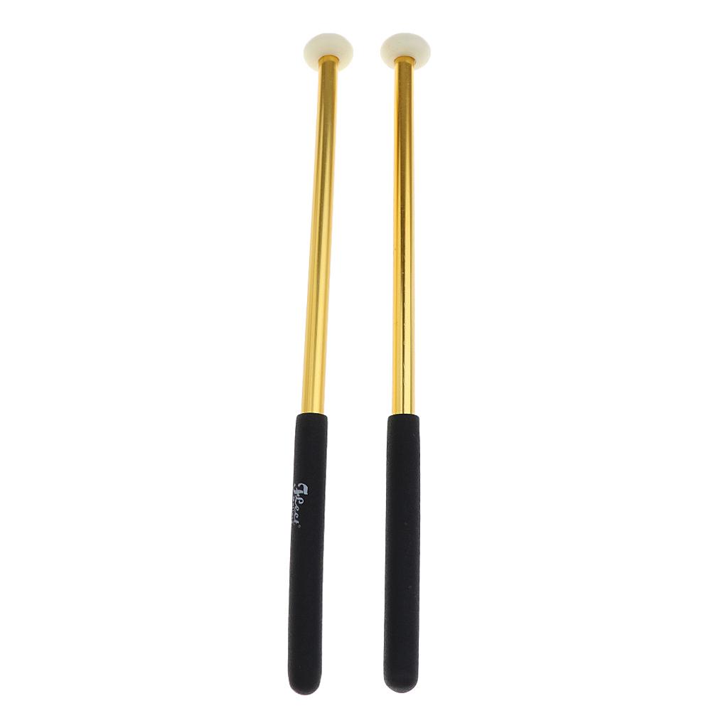 Baoblade Tốt Nhất 2 Chiếc Tay Cầm Kim Loại Trống Búa Cái Vồ cho Móc Hít Timpani Phần