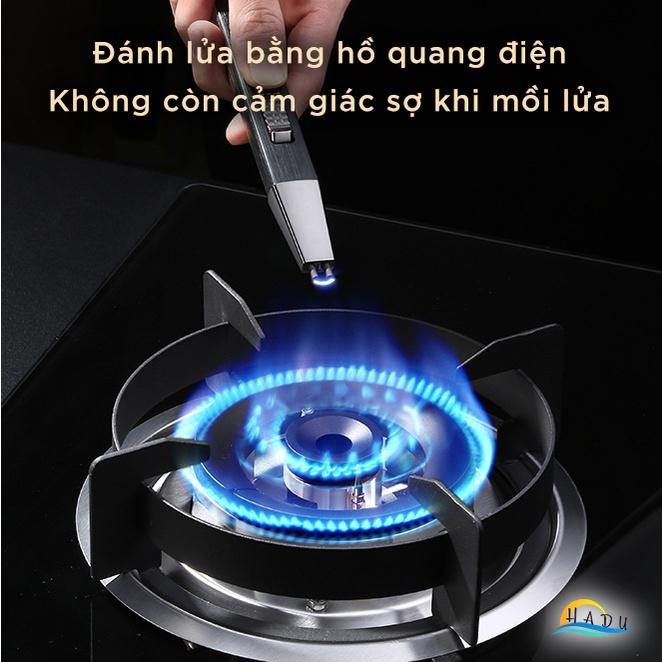 Mồi Lửa Bếp Gas Bếp Cồn Nến Bằng Điện Hợp Kim Kẽm Đạt Chất Lượng Đức Sạc Pin 1 Tháng HADU