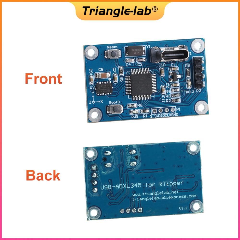 Trianglelab USB ADXL345 gia tốc kế cho Kilpper Input Shaper Auto Auto Contract Contraction Giao diện USB Máy in 3D