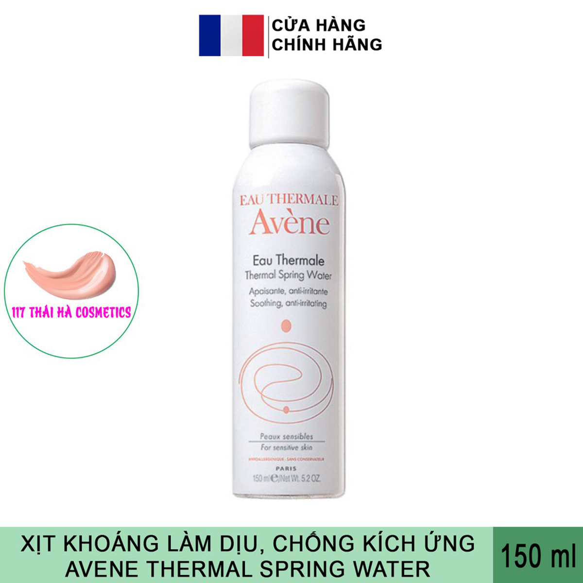 Nước Xịt Khoáng Avène Thermal Spring Water (150ml)