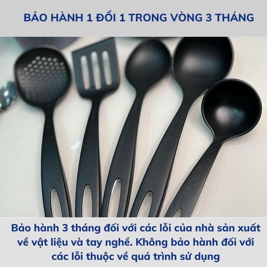 Bộ Dụng Cụ Muôi Vá Muỗng Nấu Ăn 5 Món Thương Hiệu Tramontina Chất Liệu Nhựa An Toàn Chịu Nhiệt Sản Xuất Tại Brazil