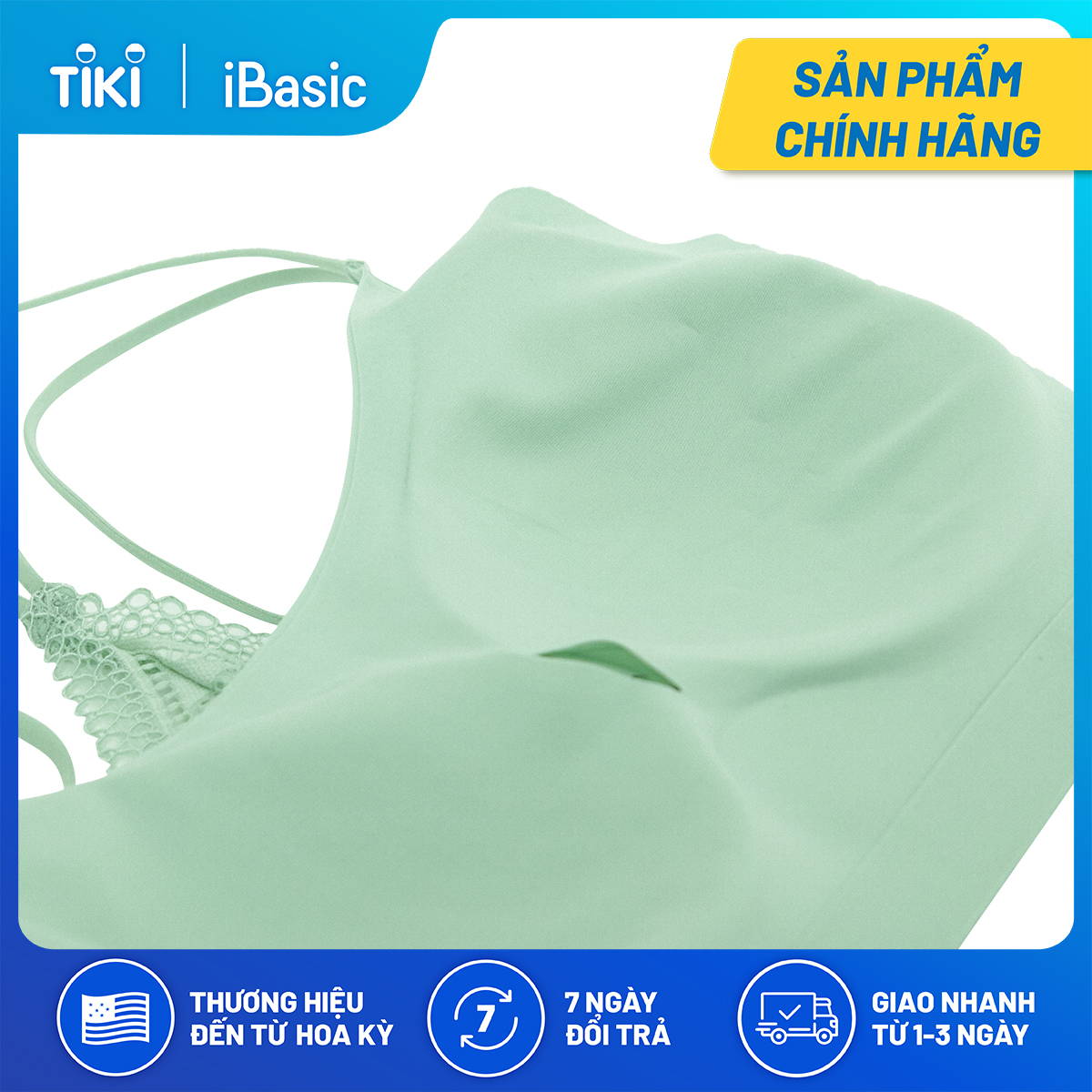 Áo bralette không gọng mút mỏng iBasic BRAW153