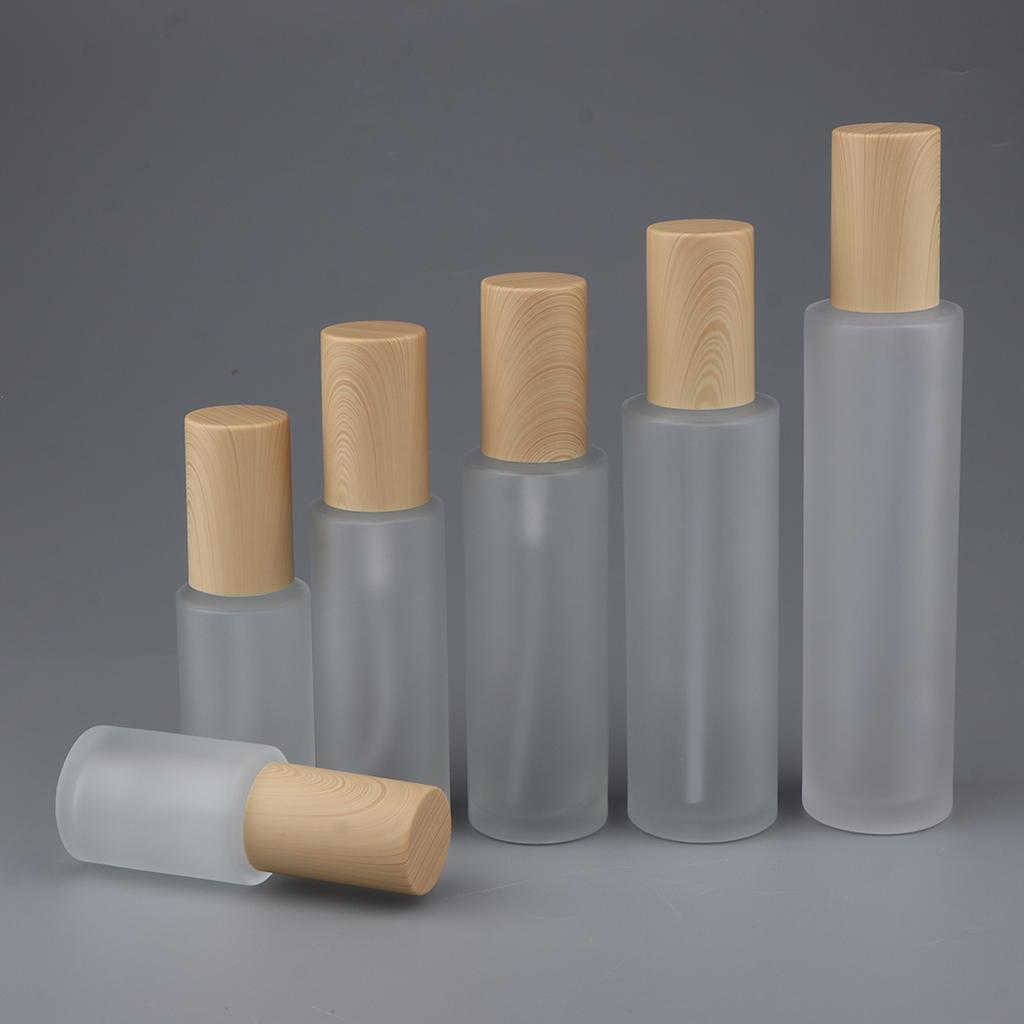 Travel Empty Glass  Dispenser Bottle Pump Refillable Container 30ml