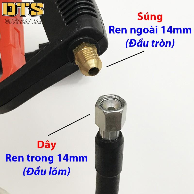 10m Dây rửa xe cao áp cho máy xịt rửa áp lực xịn