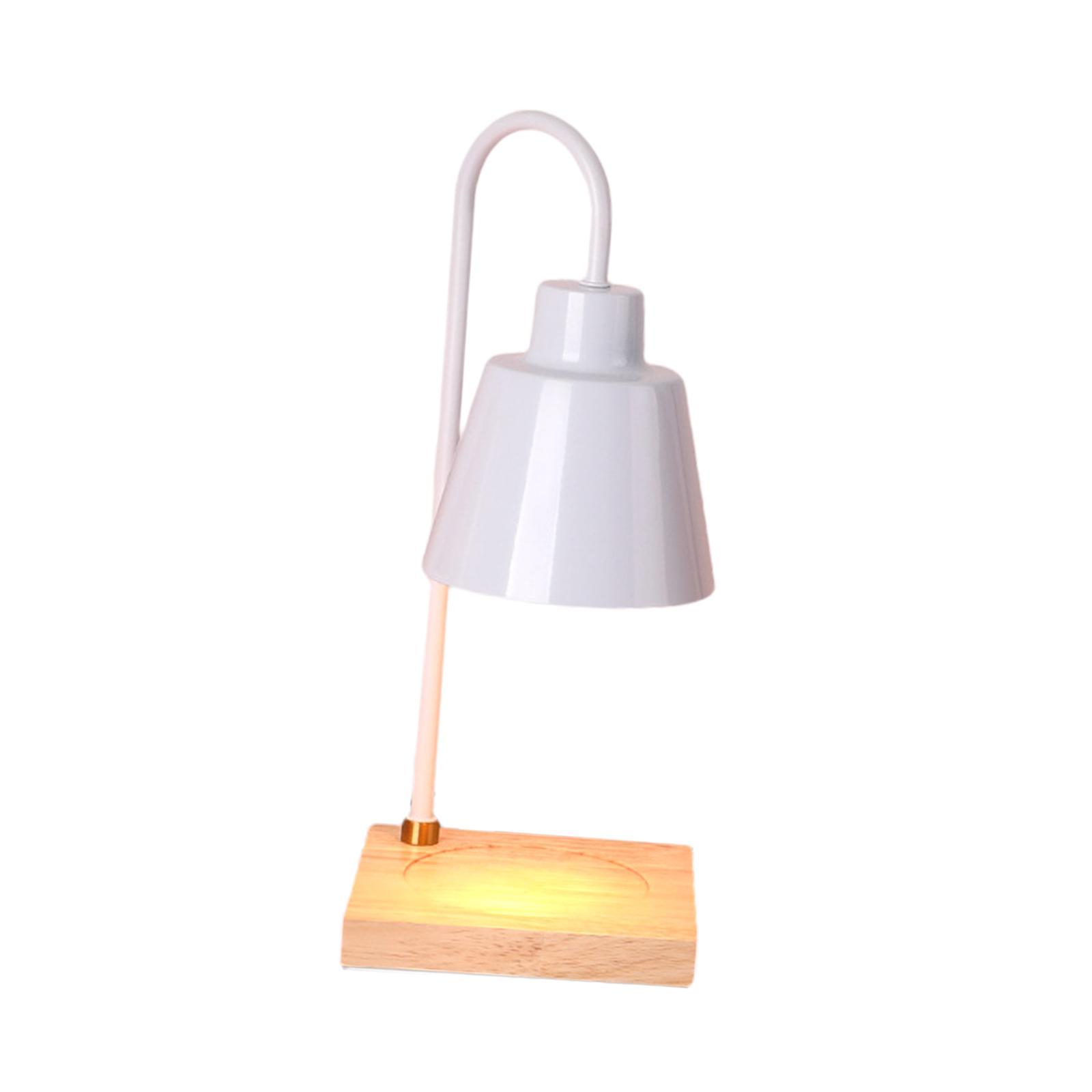 Electric Candle Warmer Fragrance Wooden Base for Desk Living Room Yoga