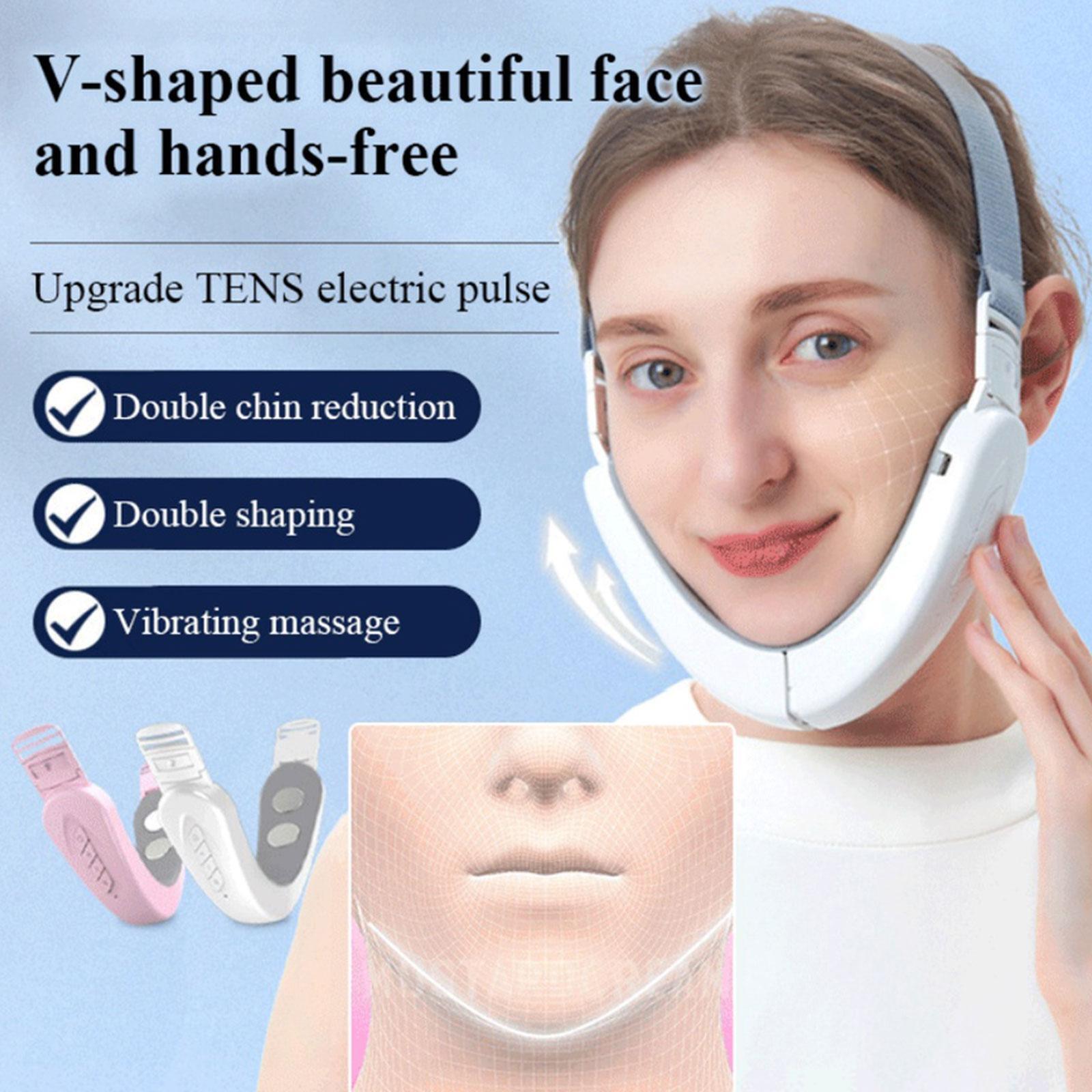 Thiết bị chăm sóc điều chỉnh Vline Face, xóa nọng LED Photon Therapy Face Massage