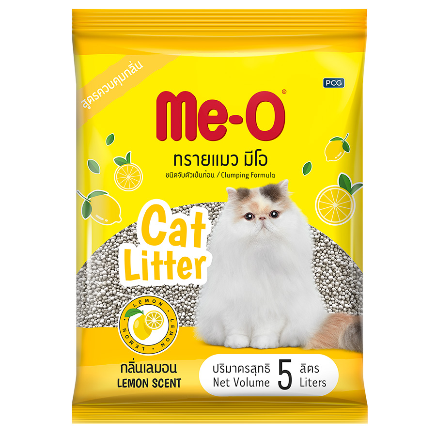 Cát Vệ Sinh Cho Mèo Me-O Hương Chanh (5L)