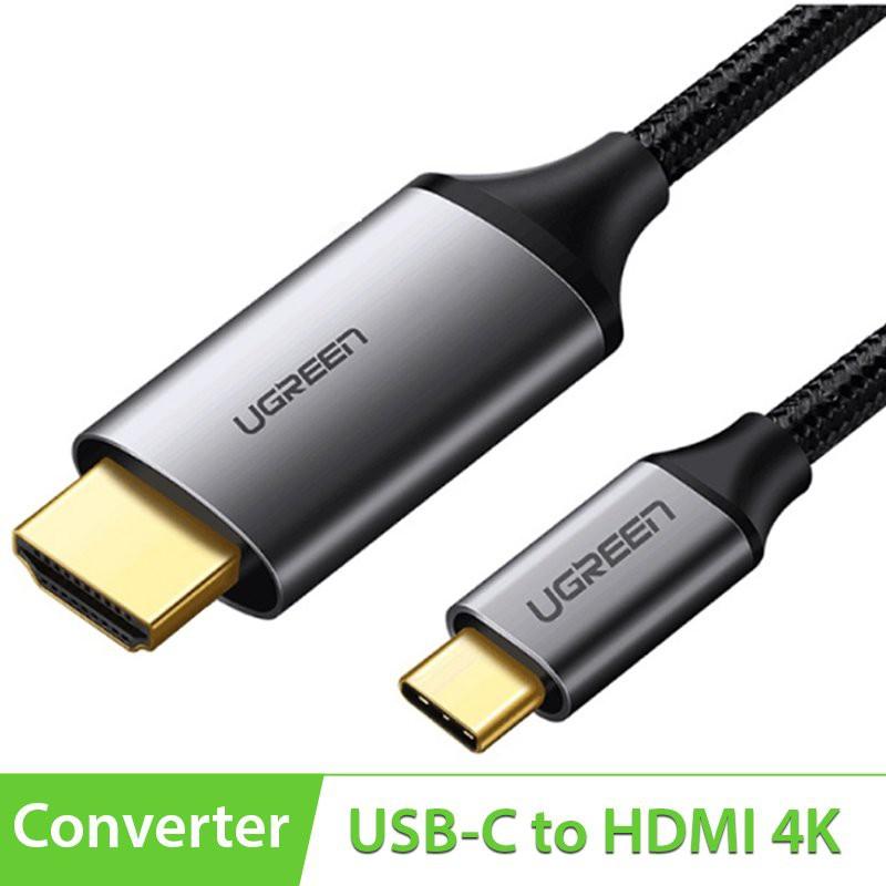 CÁP CHUYỂN USB-C RA HDMI 4K 1.5 MÉT UGREEN 50570 - Hàng chính hãng