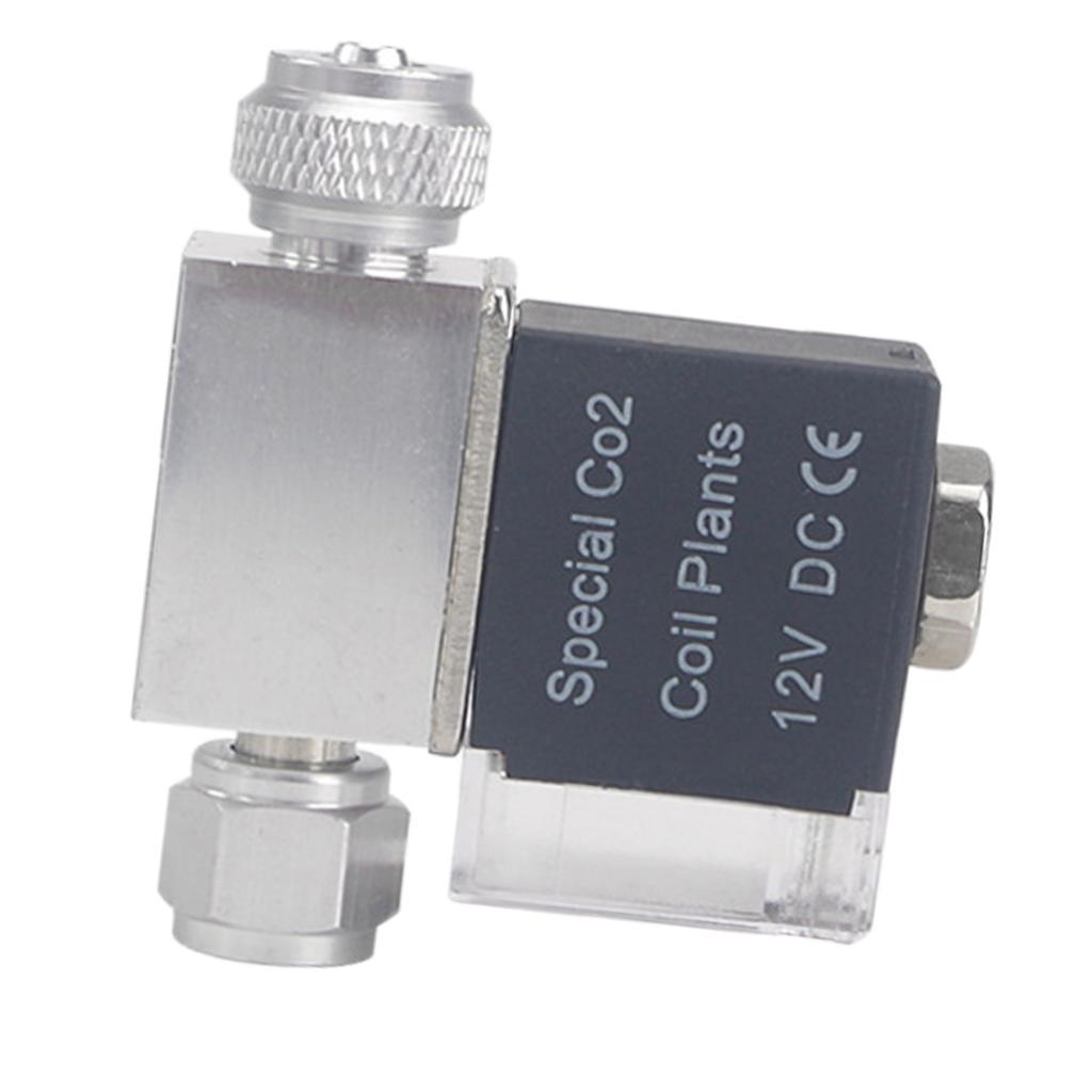 CO2 Aquarium Electric Solenoid Valve Magnetic Valve US Plug