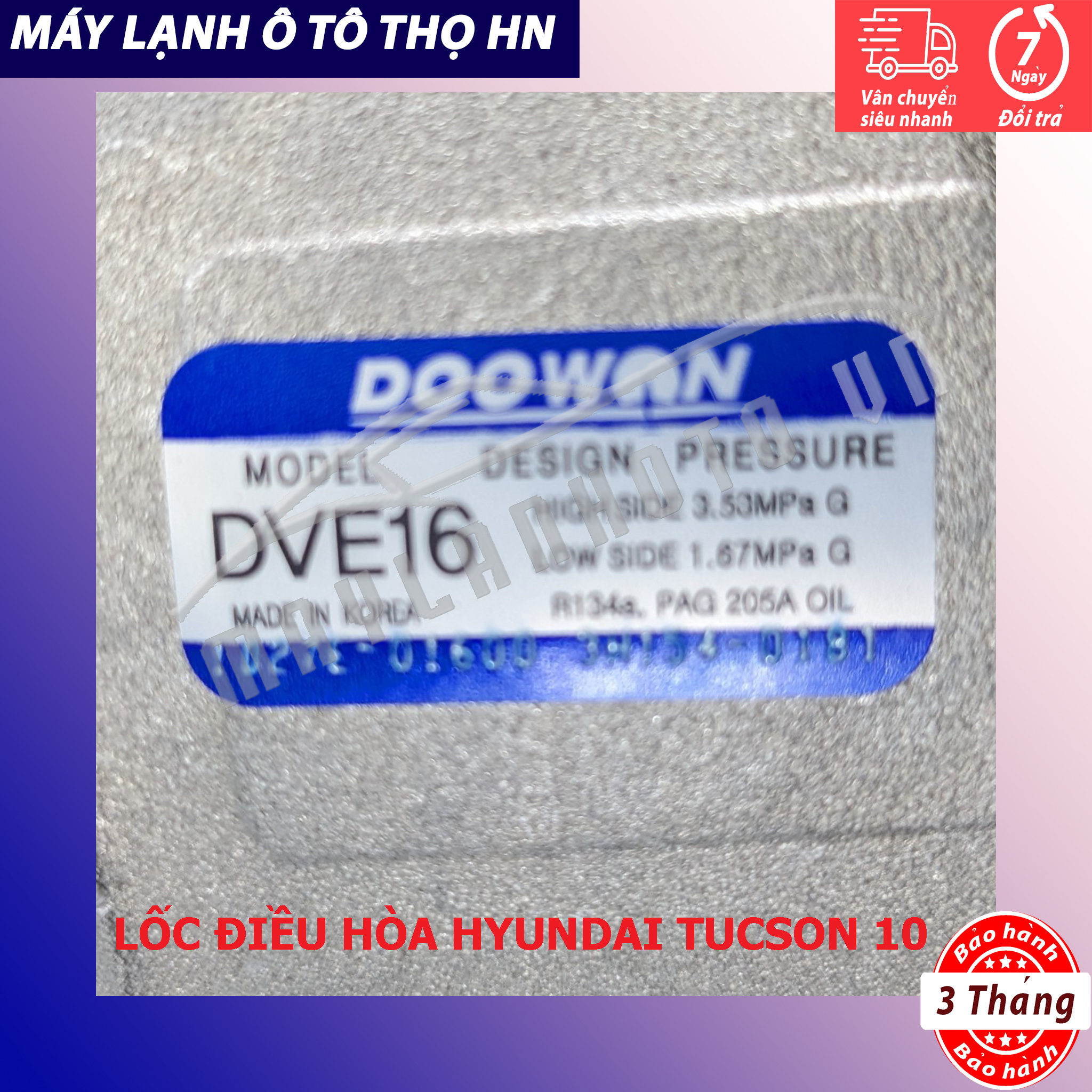 Lốc điều hòa  HYD Tucson IX-Kia Sportage 2008 2009 2010 2011 2012 4 chân Hàn Quốc 08 09 10 11 12 97701-2S500