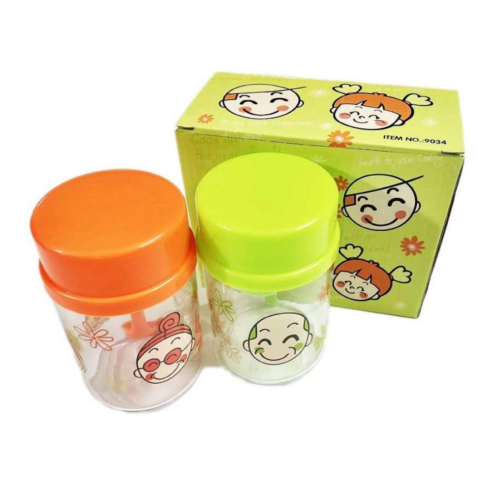 Bộ 2 lọ thủy tinh đựng gia vị