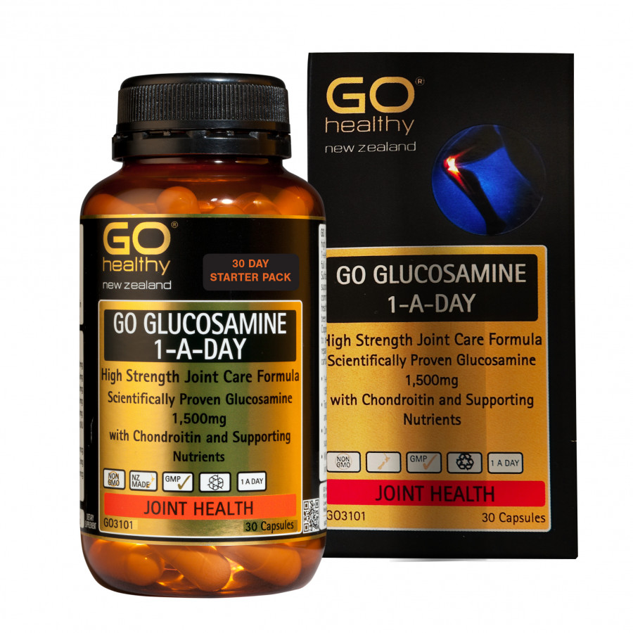 Bộ sản phẩm xương khớp nhập khẩu chính hãng trong uống ngoài bôi gồm: Viên uống GO Glucosamine 1-A-Day 1500mg (60 viên) và Kem bôi khớp Stabil (75 gam)