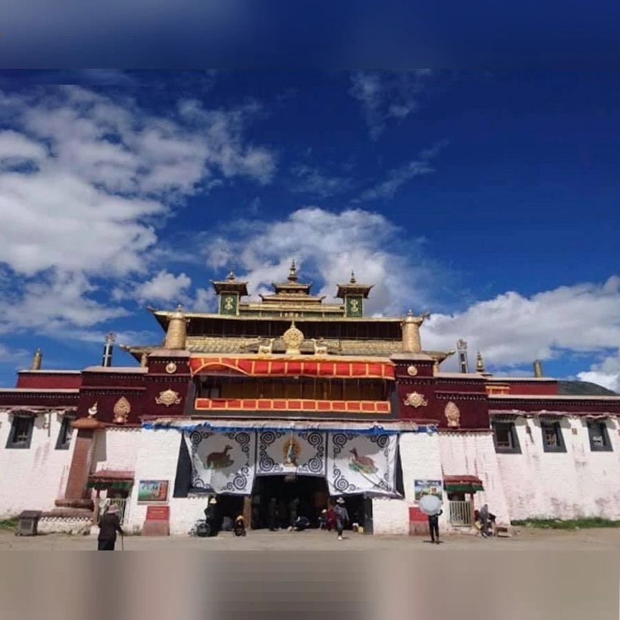 Khăn Ấn Hàng Ma Liên Hoa Sinh Tu Viện Samye Gompa Tây Tạng