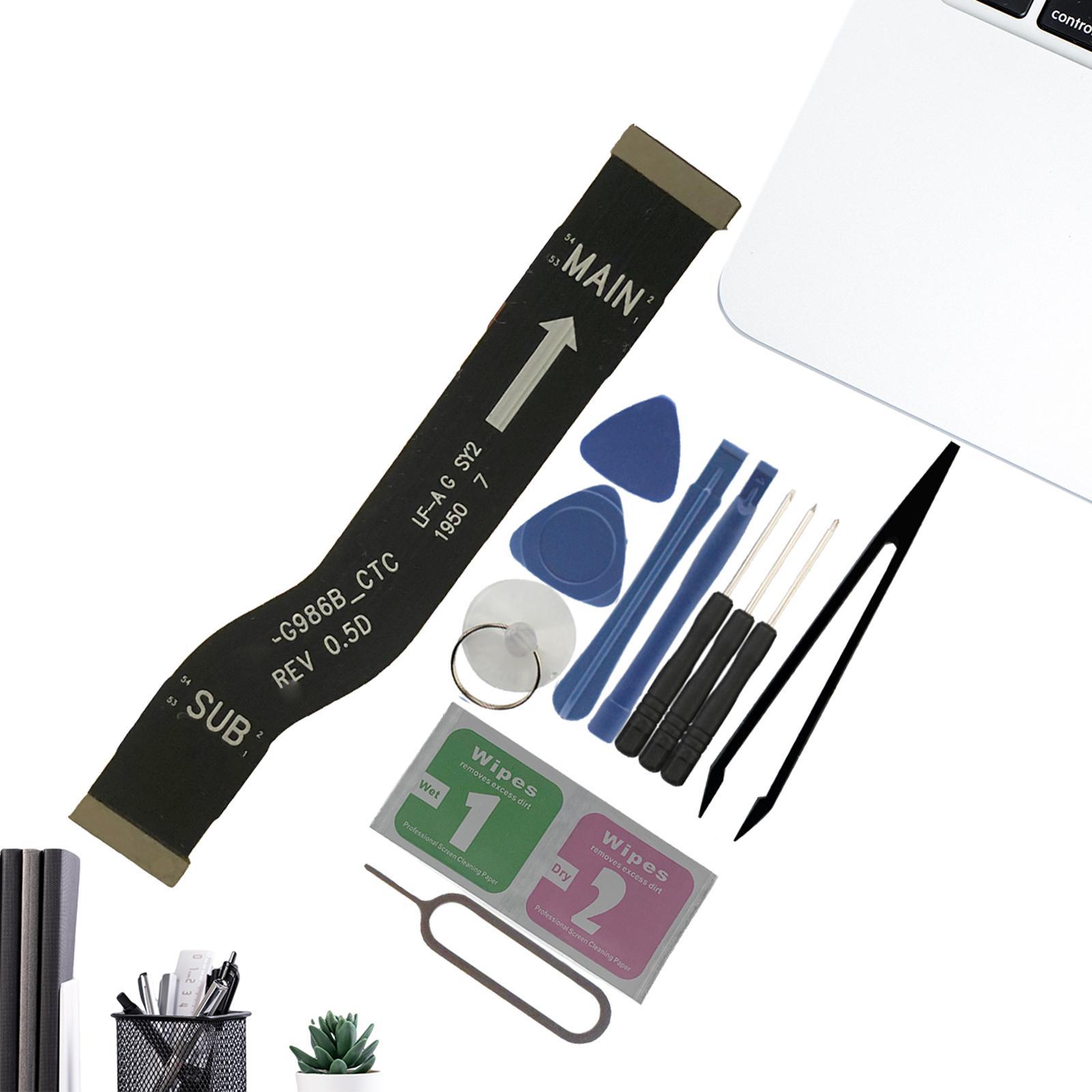 LCD Motherboard Connector Flex Cable Kit, Replacement for S20 Plus G986U G986B Phones