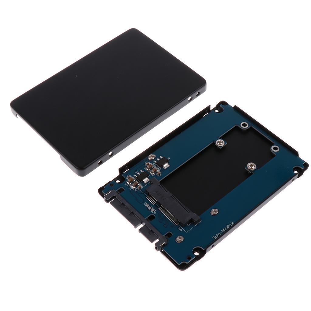 MSATA SSD to 2.5" SATA3 Adapter Card with Case 7mm Thickness for PC