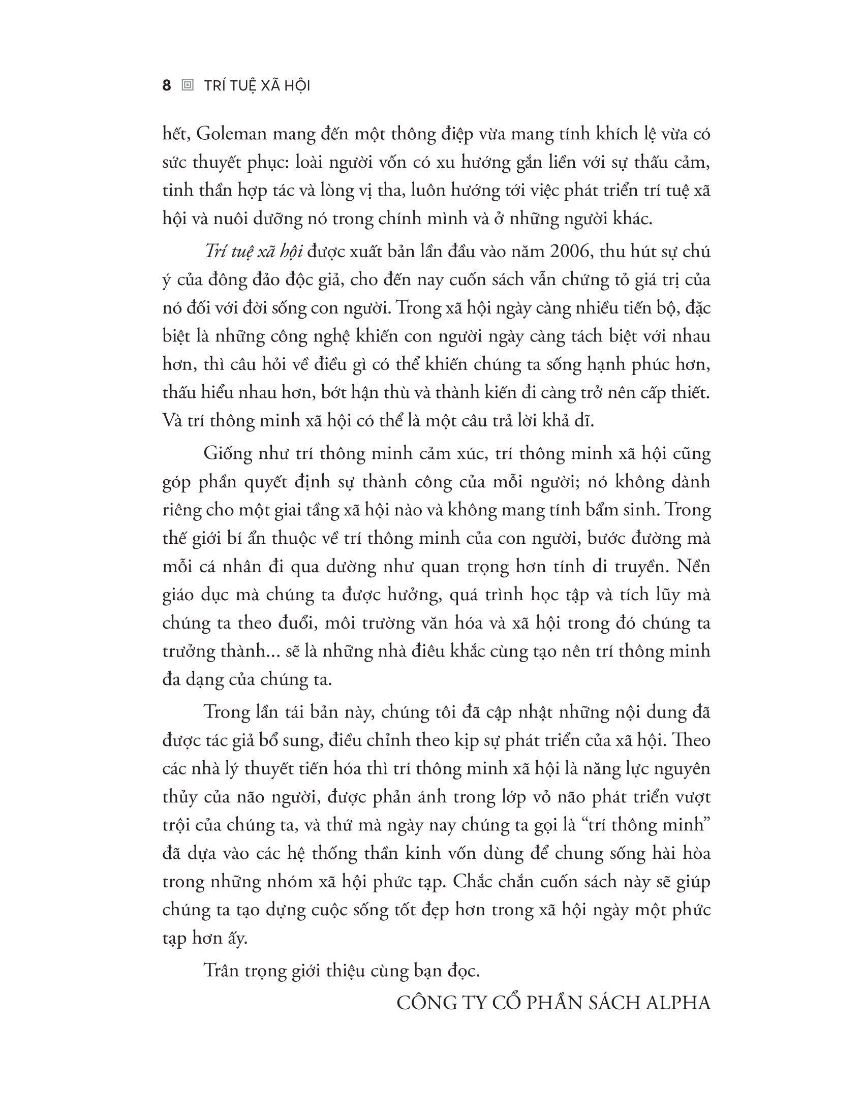 Sách - Trí Tuệ Xã Hội - Social Intelligence - Vũ Điệu Thần Kinh Kết Nối Mọi Bộ Não