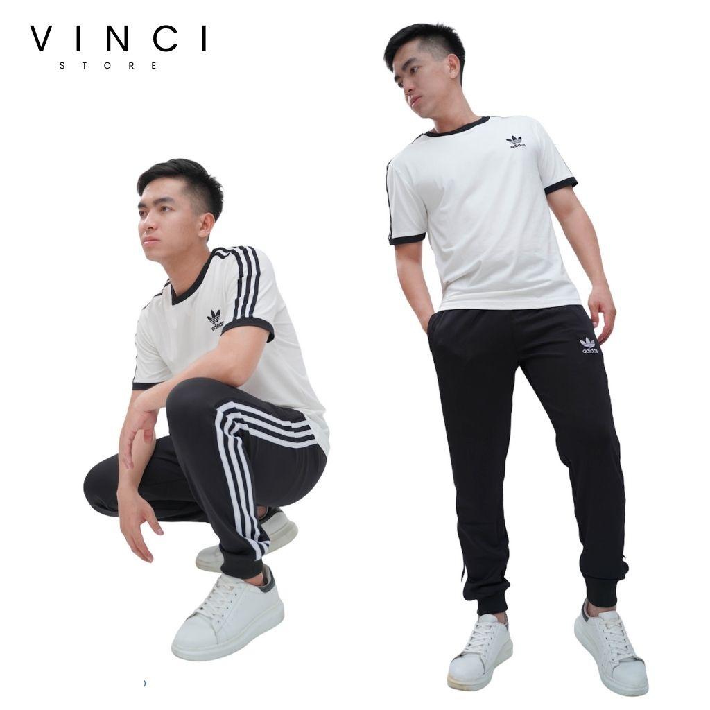 Áo Thun Unisex Cổ Tròn Cotton 3 Lá VNXK