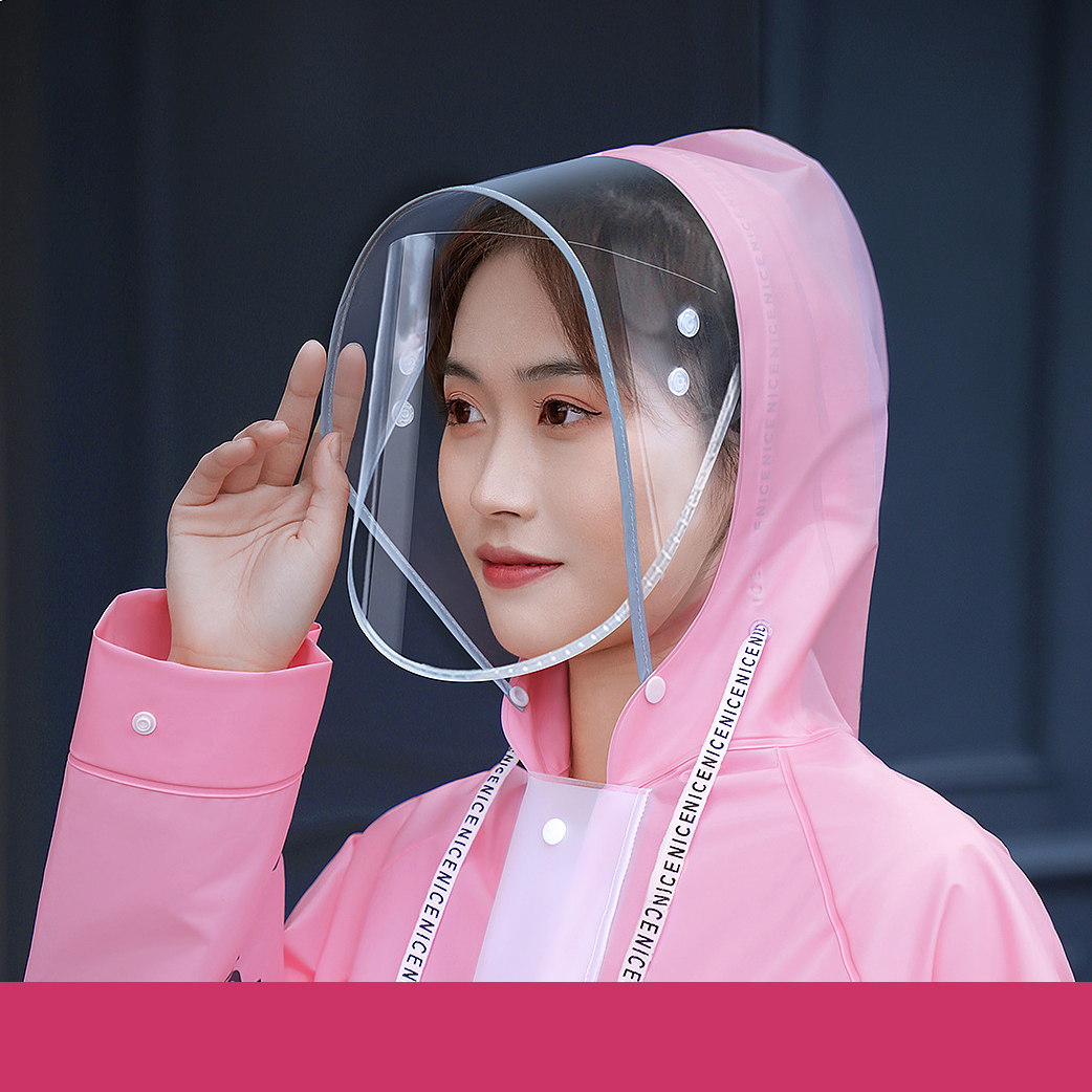 Áo mưa măng tô cao cấp phong cách Hàn Quốc, chất liệu EVA an toàn sức khỏe, dành cho nam nữ
