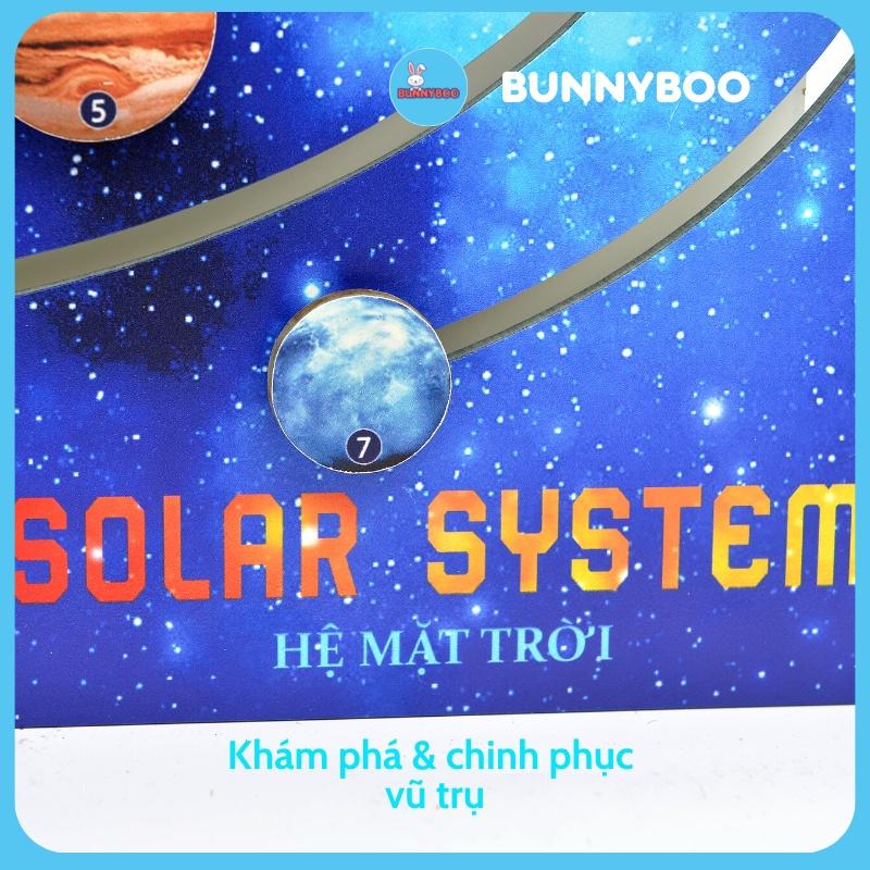 Bảng Bận Rộn Busy board Hệ mặt trời Đồ chơi giáo dục thông minh phát triển kĩ năng cho bé đồ chơi xếp hình BUNNYBOO