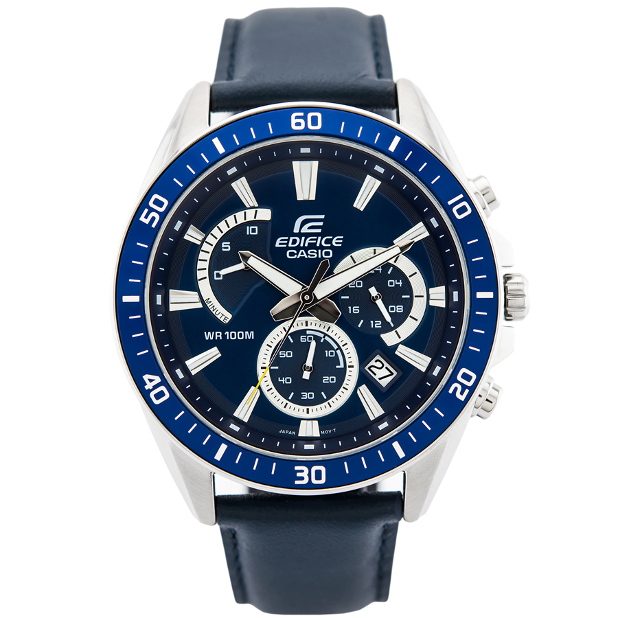 Đồng hồ nam dây da Casio Edifice chính hãng EFR-552L-2AVUDF