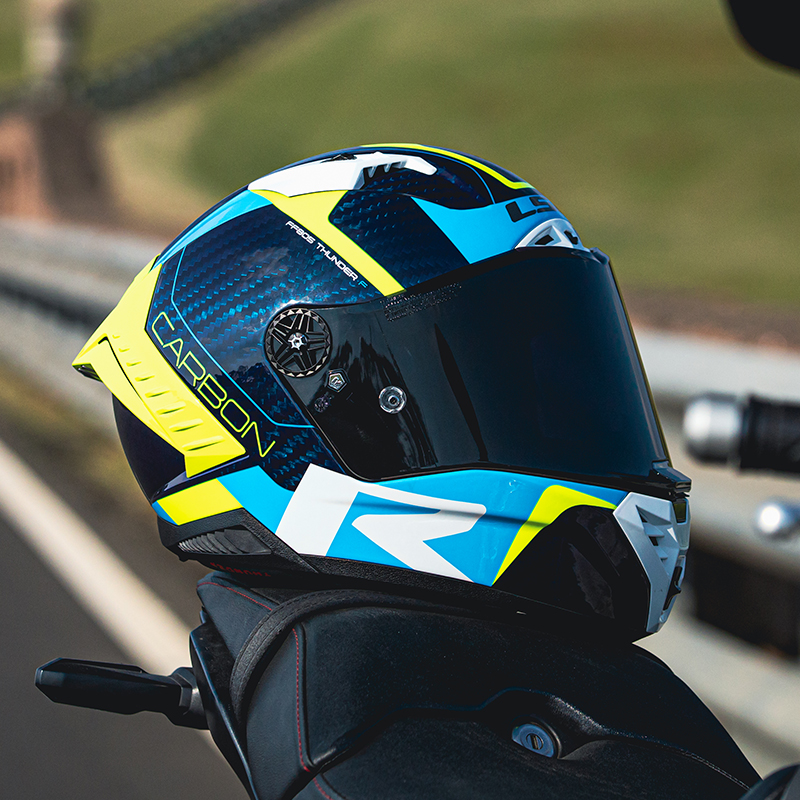 Mũ Bảo Hiểm Fullface Racing LS2 FF805 Thunder Carbon