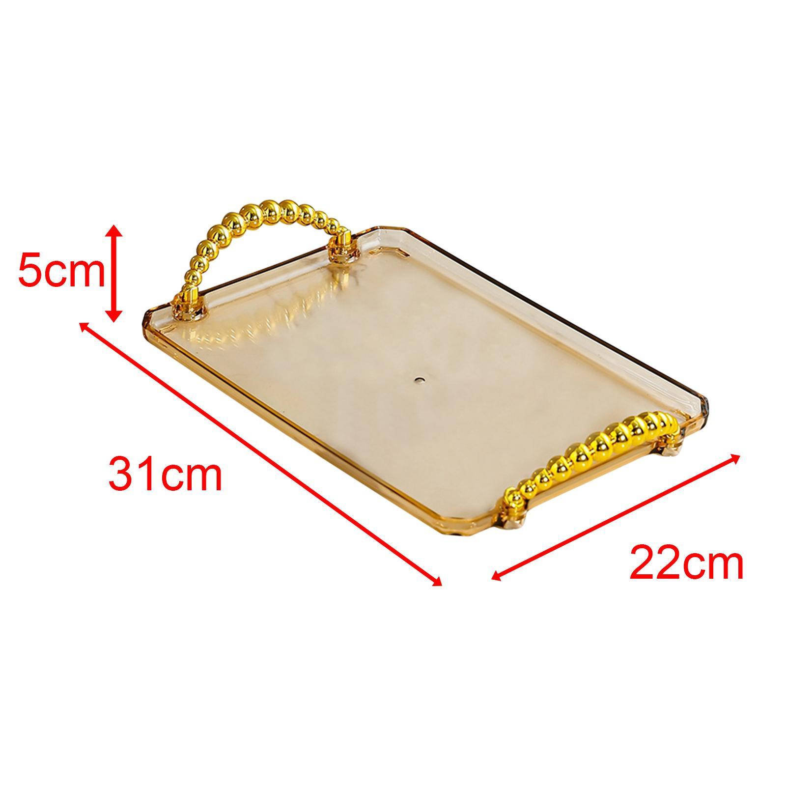 Nordic Serving Tray, Storage Organizer, Multifunction Dessert Tray Food Snack Tray for Home Kitchen