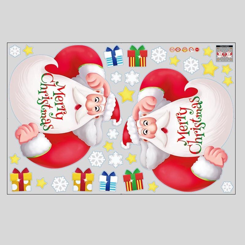 Drcal trang trí Noel Hít Tĩnh Điện - Ông Già giáng sinh Mập ú đáng yêu