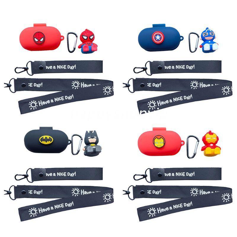 HSV Cartoon Protective Cover Silicone Case Protector for S-ony WF-XB700 Earbuds