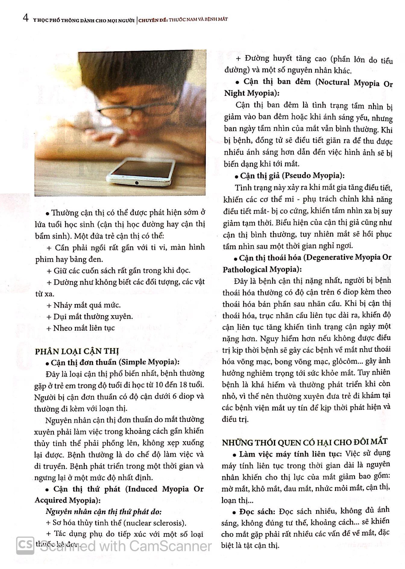 Y Học Phổ Thông Dành Cho Mọi Người - Chuyên Đề: Thuốc Nam Và Bệnh Mắt