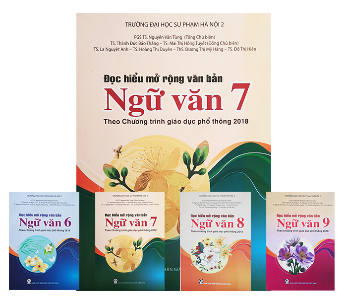 Sách tham khảo Ngữ văn - Combo 4 quyển sách Đọc hiểu mở rộng văn bản Ngữ văn từ lớp 6 - 9 Theo Chương trình Giáo dục phổ thông 2018